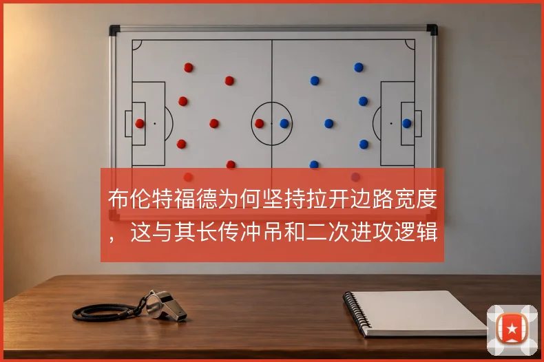 布伦特福德为何坚持拉开边路宽度，这与其长传冲吊和二次进攻逻辑有关